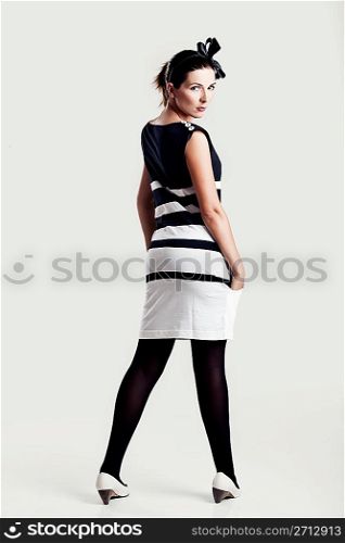 Fashion woman posing