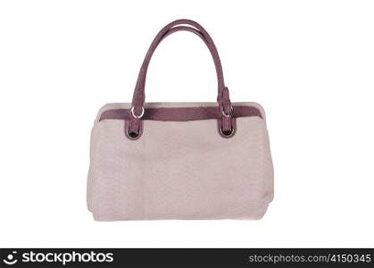 fashion women bag, isolated on a white background
