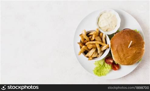 fast food meal with copy space. Resolution and high quality beautiful photo. fast food meal with copy space. High quality beautiful photo concept