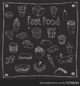Fast Foods draw 25 Item