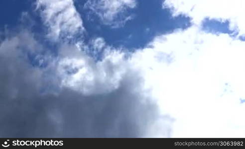 Fast moving clouds - time lapse