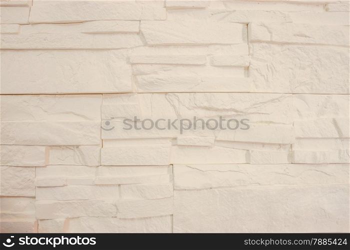 Faux stone wall. Interior decorator. Texture and background