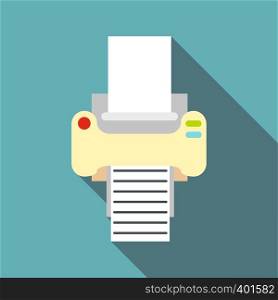 Fax icon. Flat illustration of fax vector icon for web. Fax icon, flat style