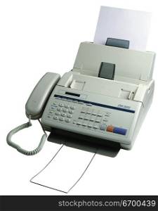 fax machine.