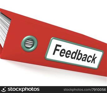 Feedback File Shows Opinions And Surveys . Feedback File Showing Opinions And Surveys