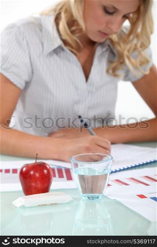 Female accountant