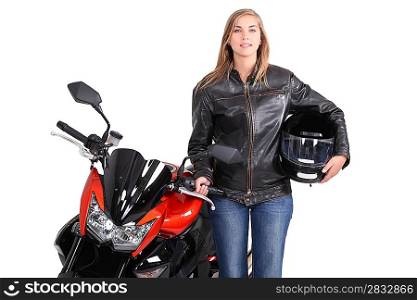 Female biker