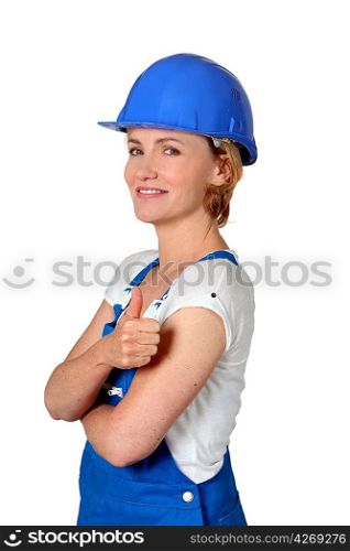 Female builder