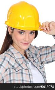 Female builder