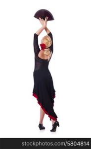 Female dancer dancing traditional dances