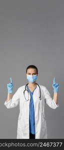 female doctor hospital wearing mask 4