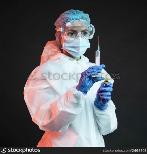 female doctor wearing medical wear