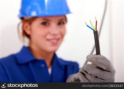 Female electrician