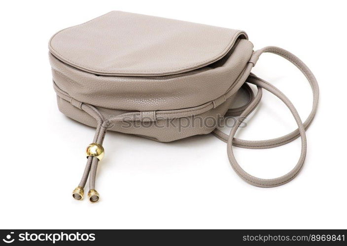 female handbag isolated on white background