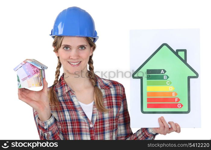 female heating engineer