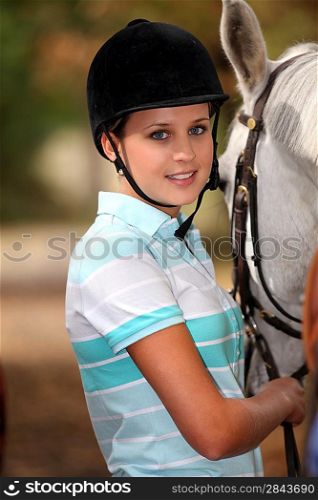 Female horserider