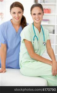 Female hospital doctors
