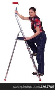 female house painter