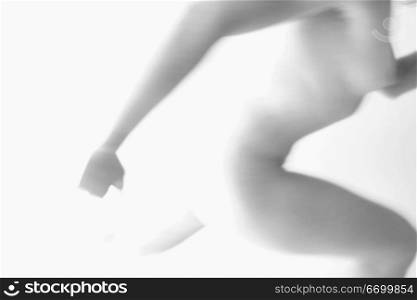 Female Nude Running