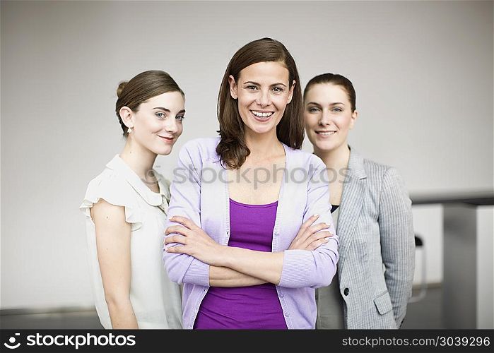 Female office team