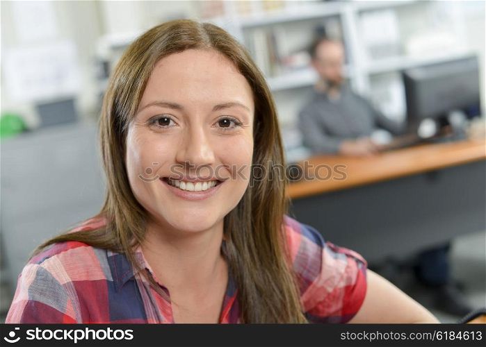 Female office worker