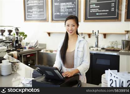 Female Owner Of Coffee Shop