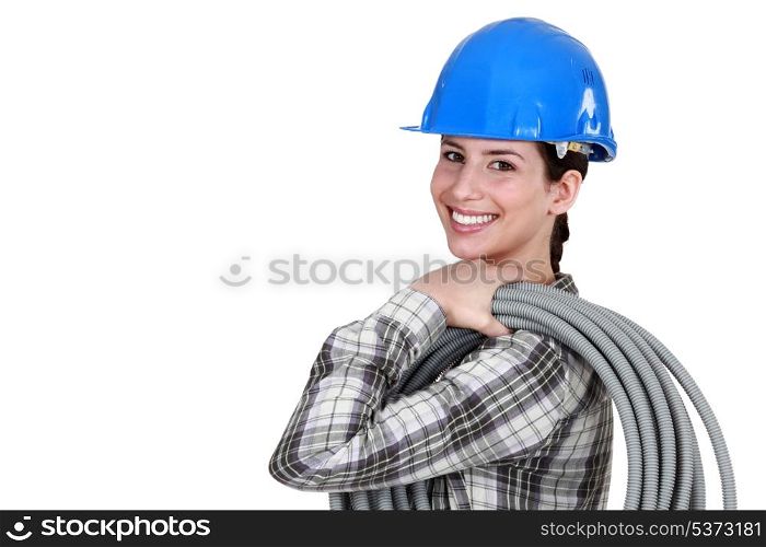female plumber
