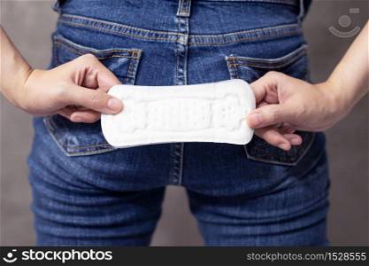 Female sanitary napkins for menstruation