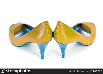 Female shoes in fashion concept