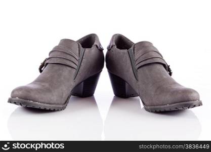 Female shoes isolated on a white background