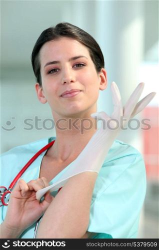 Female surgeon