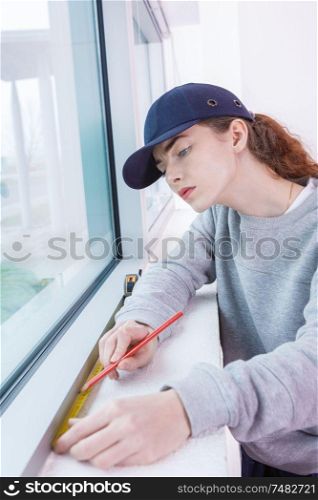 female window installer measurement the window