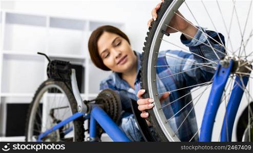 female working bike 9