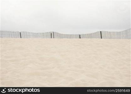 Fence on the beach