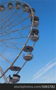 Ferris wheel at fun fair