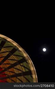 ferris wheel by night. ferris wheel by night and great lights