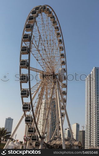 ferris wheel in Al Qasba in Shajah, UAE