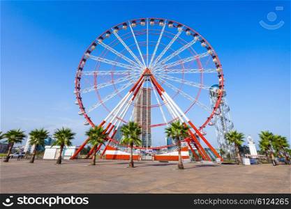 Ferris wheel in Batumi, Adjara region in Georgia