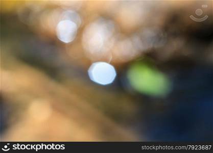 Festive blur background. Abstract twinkled bright background with bokeh defocused golden lights