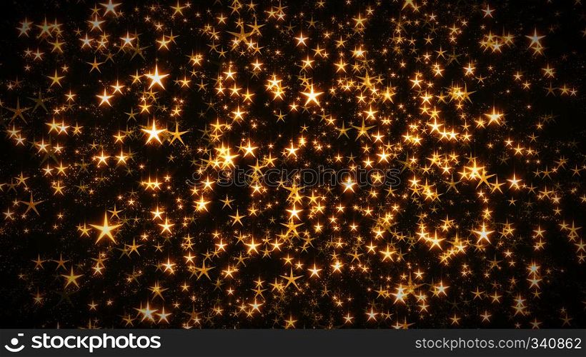 Festive Holiday Stars Background