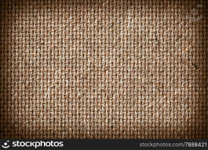 Fiberboard texture pattern, brown abstract background. Rough side of a piece of hardboard with vignette