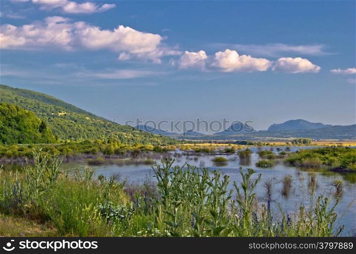 Field of Krbava in Lika region od Croatia