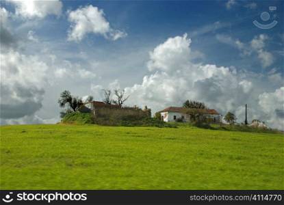 Field, Old House, Santarem, Portugal