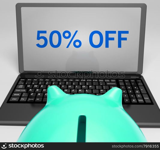 Fifty Percent Off On Notebook Shows Cheap Products And Discounts