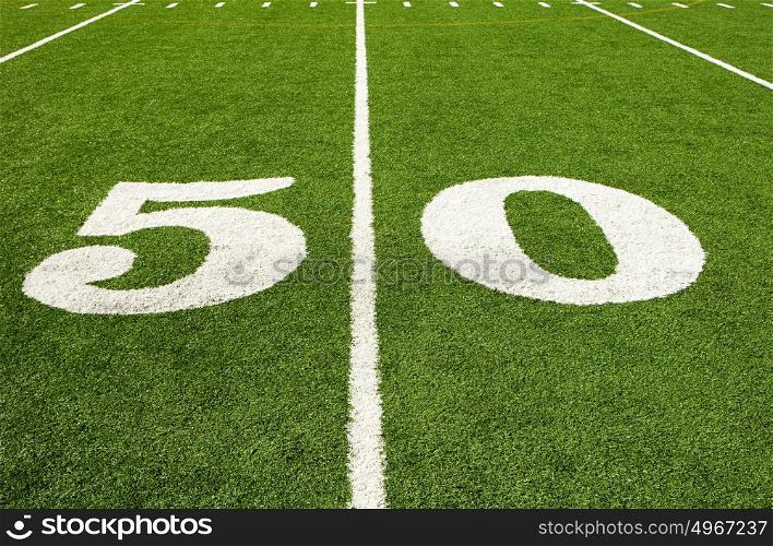 Fifty yard line