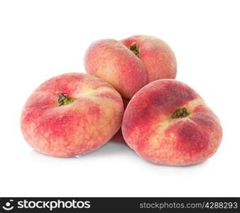 fig peach isolated on white background