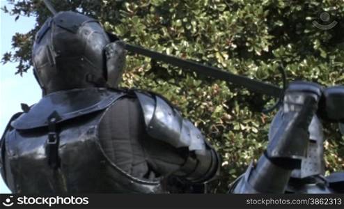 Fighting medieval knights