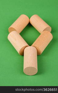 figures for the Russian game kubb