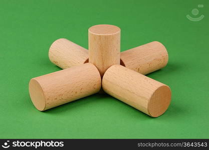 figures for the Russian game kubb