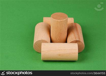 figures for the Russian game kubb